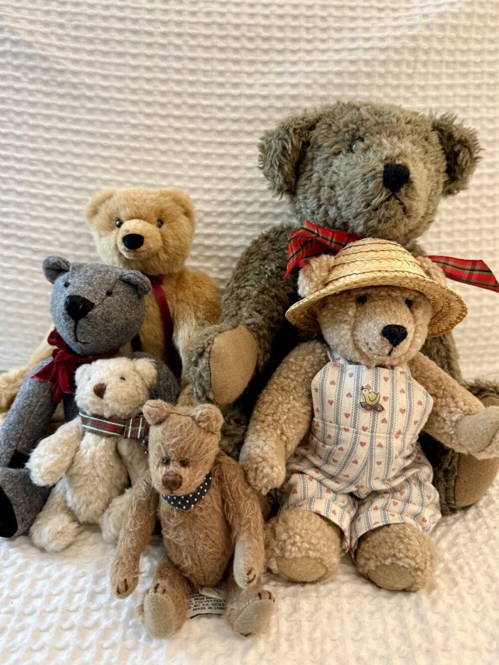 Vintage Premium Fully Jointed Teddy Bear Lot   – 1989 Artist Signed & Rare Plush